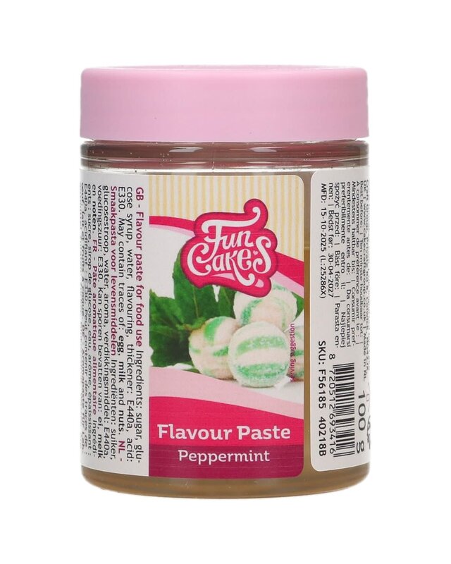 Funcakes FunCakes Smaakpasta Pepermunt 100g