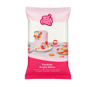 Funcakes Fondant -Bright White- 1kg