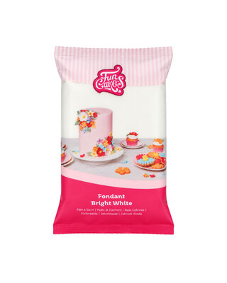 Funcakes Fondant -Bright White- 1kg