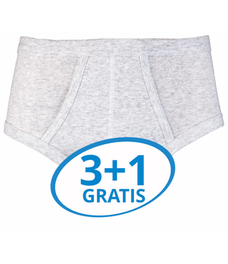 Beeren Heren Slip Met Gulp Grijs M3000 voordeelpack A