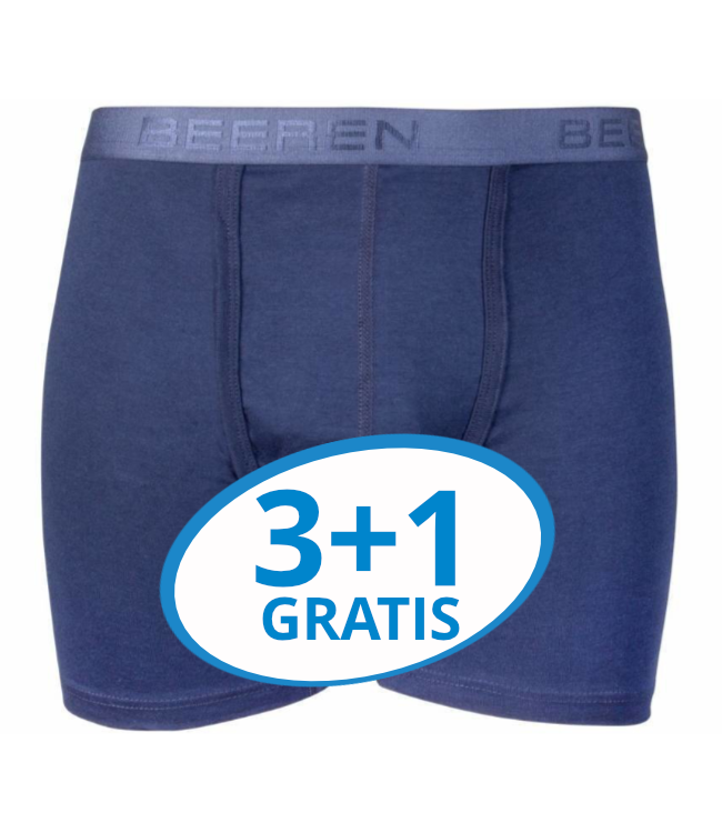 Beeren Heren Boxershort Met Gulp Blauw voordeelpack A