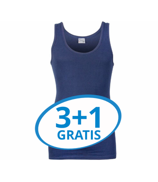 Beeren Heren Singlet M3000 Donkerblauw Voordeelpack A