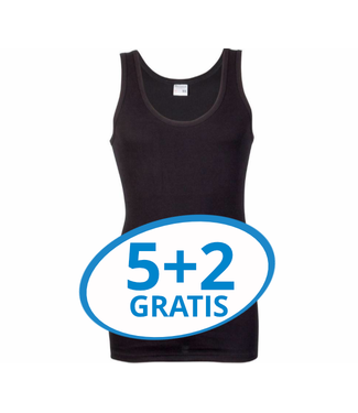 Beeren Heren Singlet M3000 Zwart Voordeelpack B