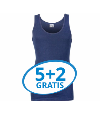 Beeren Heren Singlet M3000 Donkerblauw Voordeelpack B