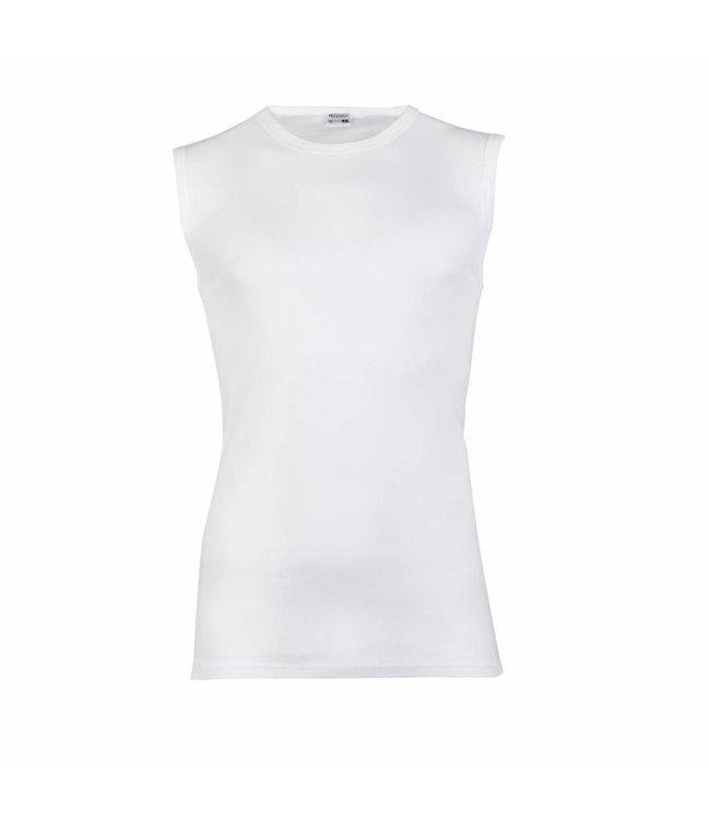 Beeren Heren Mouwloos Shirt M3000 Wit Voordeelpack C
