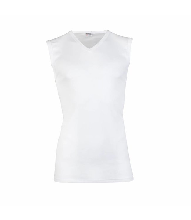 Beeren Heren Hemd V-hals Wit Voordeelpack C