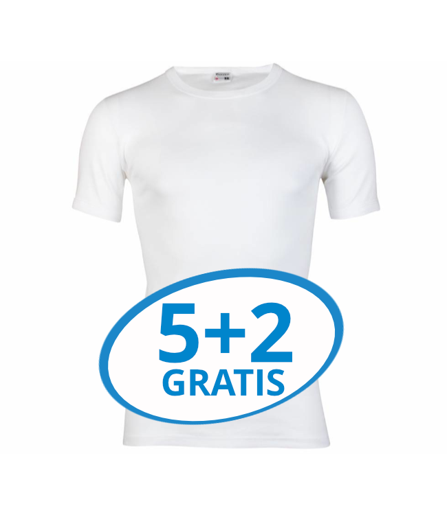 Beeren Heren T-Shirt M3000 Wit voordeelpack B