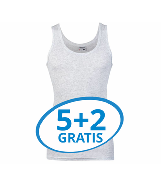 Beeren Heren Singlet M3000 Grijs voordeelpack B