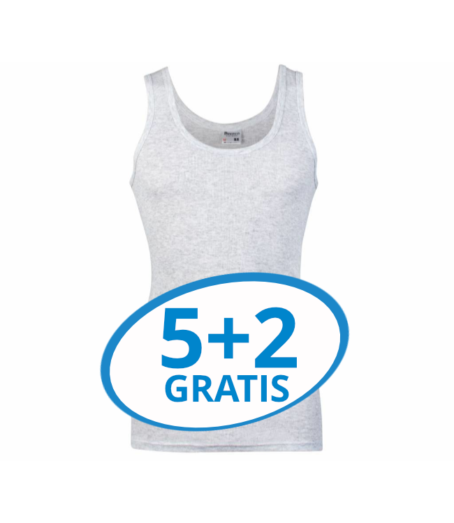 Beeren Heren Singlet M3000 Grijs voordeelpack B