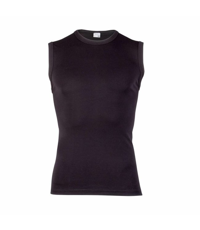 Beeren Heren Extra Lang Mouwloos Shirt Zwart Voordeelpack B