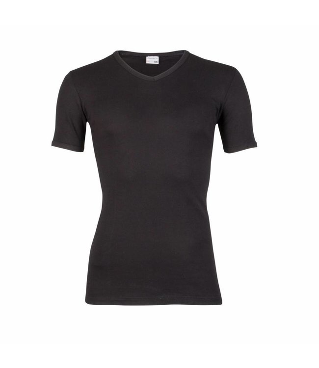 Beeren Heren T-Shirt V-Hals M3000 Zwart voordeelpack B