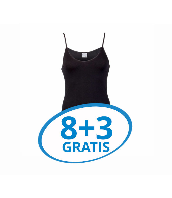 Beeren Dames Top Comfort Feeling Zwart Voordeelpack C