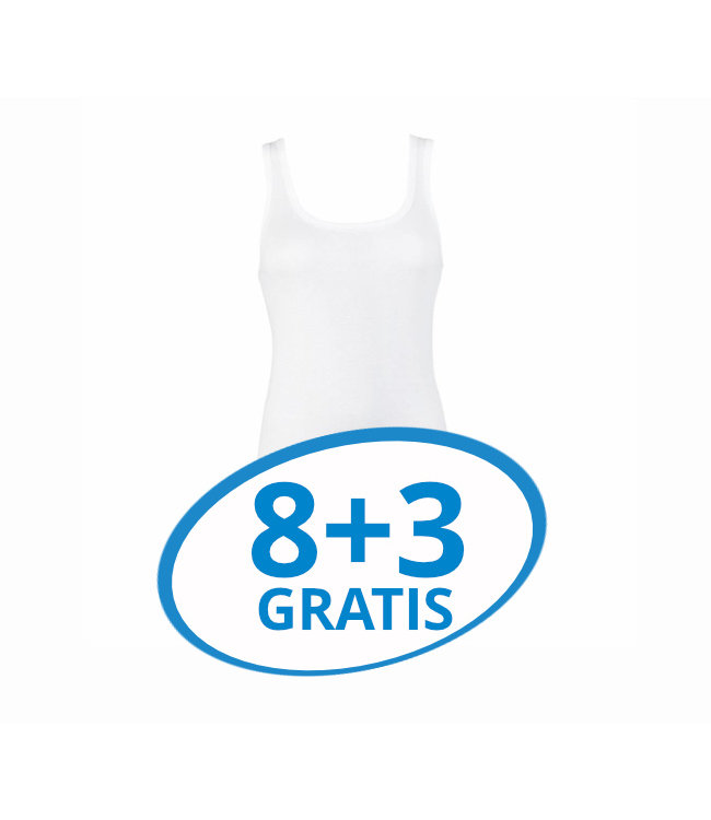 Beeren Dames Hemd Carola Wit Voordeelpack C