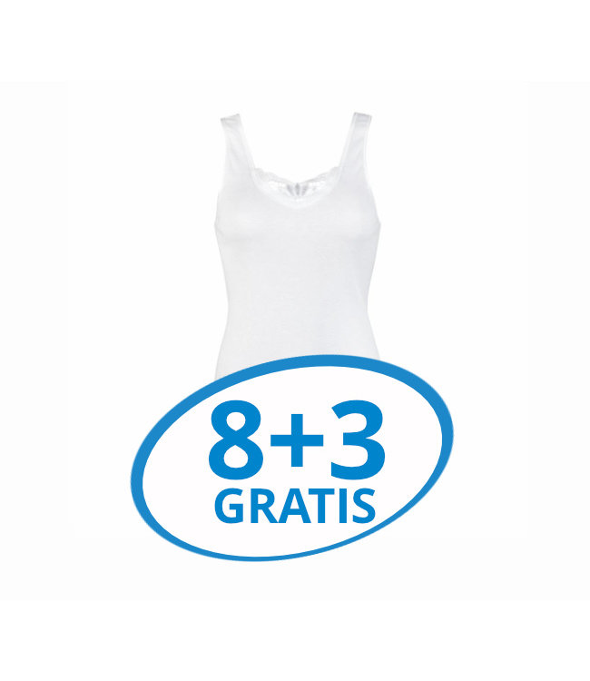 Beeren Dames Hemd Brenda Wit Voordeelpack C