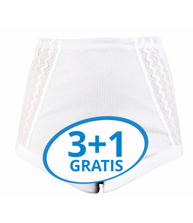 Beeren Dames Tailleslip Anita Wit Voordeelpack A
