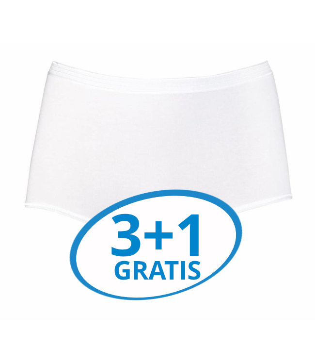 Beeren Dames Maxislip Comfort Feeling Wit Voordeelpack A