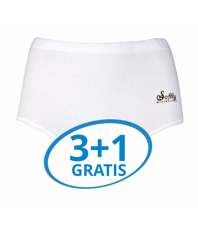 Beeren Dames Tailleslip Julia Wit voordeelpack A