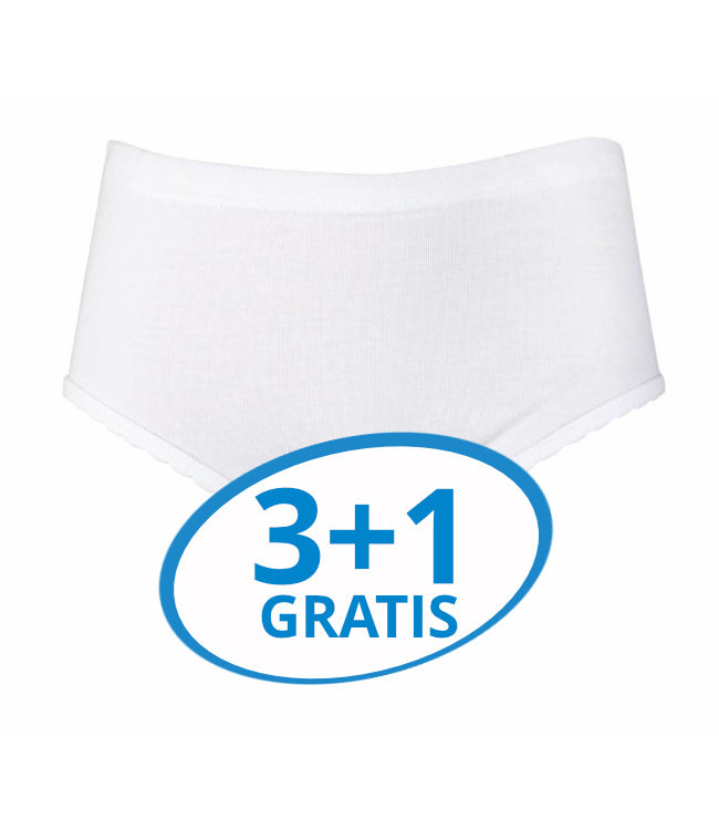 Beeren Dames Tailleslip Belinda Wit Voordeelpack A