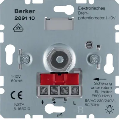 Berker draaipotentiometer 1-10 V (289110)