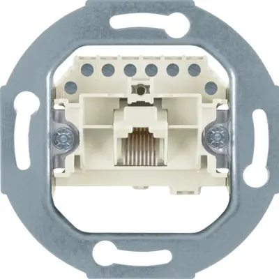 Berker RJ45 data wandcontactdoos CAT3 1-voudig 8-aderig (4538)