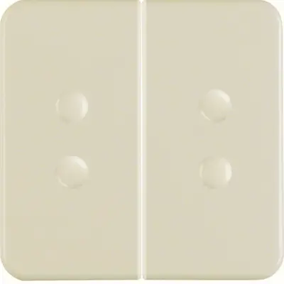 Berker schakelwip 2-voudig opschroefbaar WG-UP IP44 creme glans (1565)