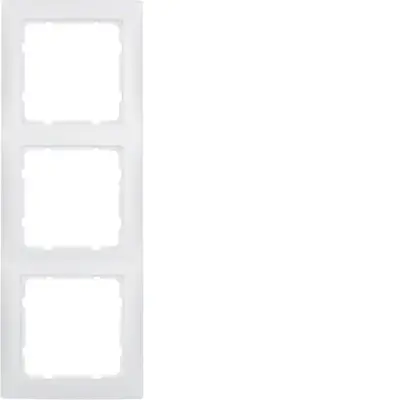 Berker afdekraam 3-voudig S1 wit mat (10139909)