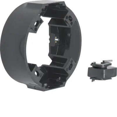 Berker opbouwbak 1930 zwart kunststof (100101)