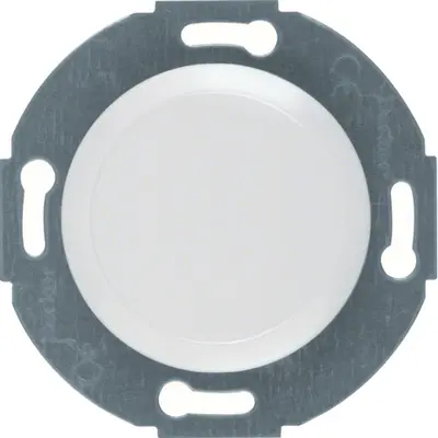 Berker blinddeksel incl. draagframe 1930 wit kunststof (100920)