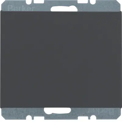 Berker blinddeksel incl. draagframe K1 antraciet (10457006)