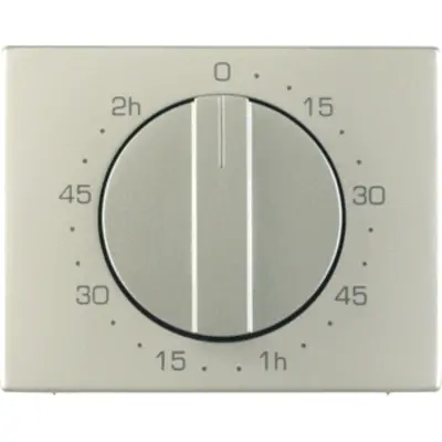 Berker draaiknop tijdschakelaar 120 minuten K5 edelstaal (16357104)