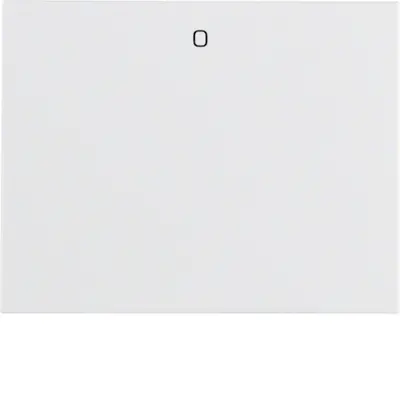 Berker schakelwip met opdruk 0 K1 wit (14257109)