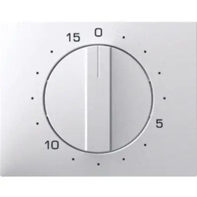 Berker draaiknop tijdschakelaar 15 minuten K1 wit (16347109)