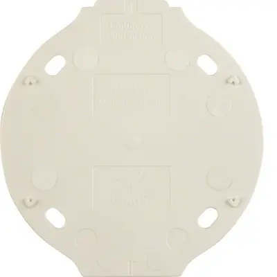 Berker bodemplaat 1-voudig 1930 wit kunststof (133119)