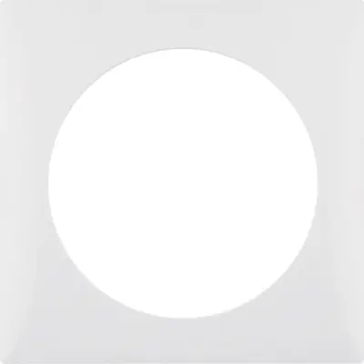 Berker Integro Flow afdekraam 1-voudig wit glans (918272509)