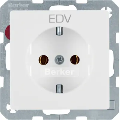 Berker wandcontactdoos 1-voudig randaarde inbouw (47436009)