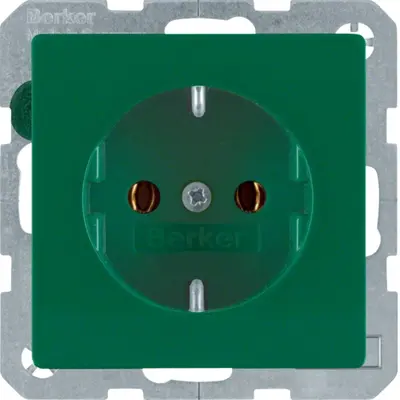 Berker wandcontactdoos 1-voudig randaarde inbouw (47436013)