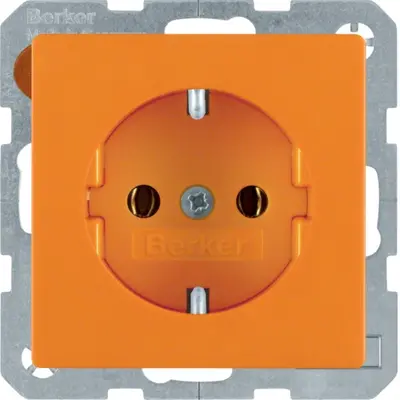 Berker wandcontactdoos 1-voudig randaarde inbouw (47436014)