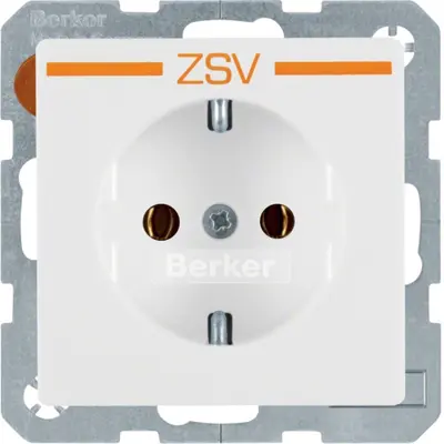 Berker wandcontactdoos 1-voudig randaarde inbouw (47436049)