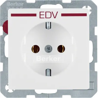 Berker wandcontactdoos 1-voudig randaarde inbouw (47436079)