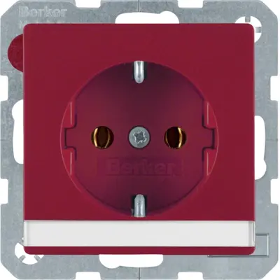 Berker wandcontactdoos 1-voudig randaarde inbouw (47506002)