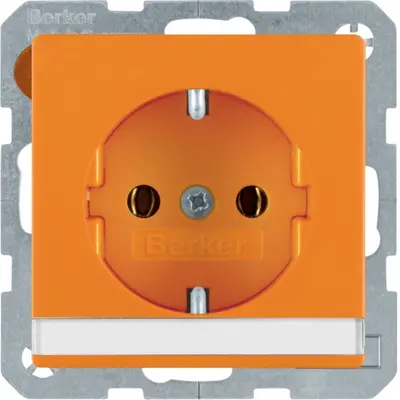 Berker wandcontactdoos 1-voudig randaarde inbouw (47506007)