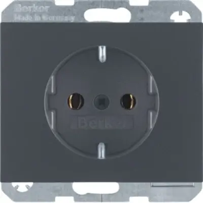 Berker wandcontactdoos 1-voudig randaarde inbouw (41157006)