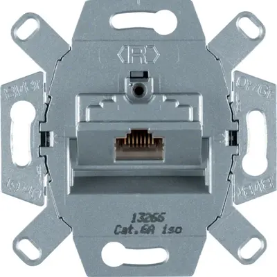Berker RJ45 data wandcontactdoos CAT6A 1-voudig (4586)