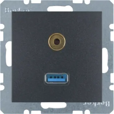 Berker usb/audi wcd s1/b3/b7 ant (3315391606)