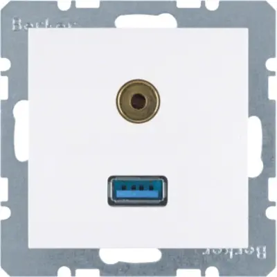 Berker usb/aud wcd s1/b3/b7 pwit (3315391909)