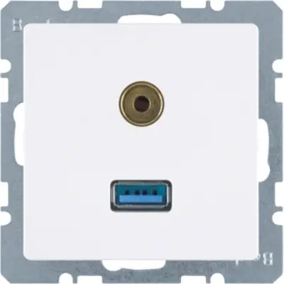 Berker usb/audio wcd q1/q3 pwit (3315396089)