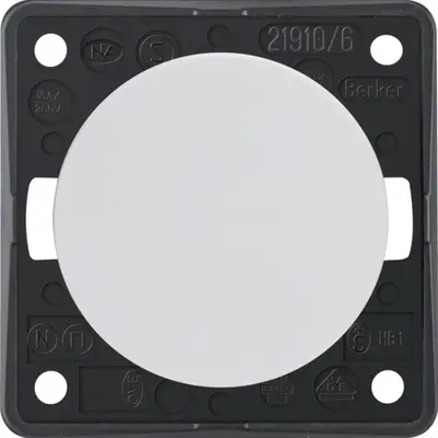 Berker Integro Flow wisselschakelaar 10 AX wit glans (936562509)