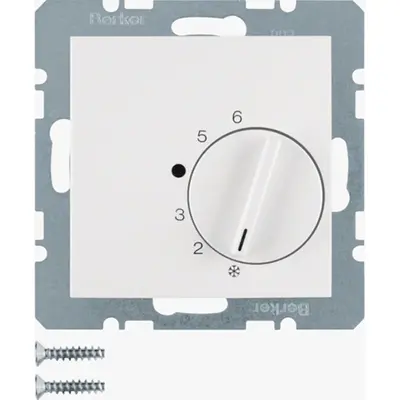 Berker kamerthermostaat wisselcontact S1/B3/B7 wit glans (20268989)