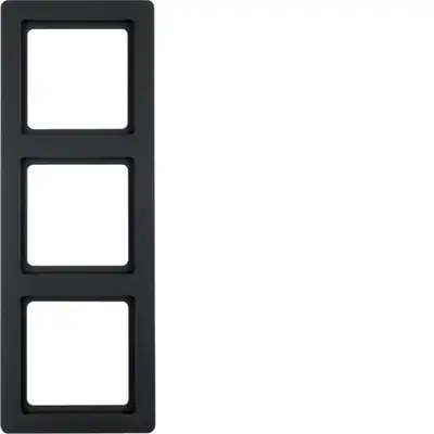 Berker afdekraam 3-voudig Q1 antraciet (10136086)