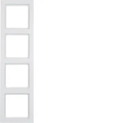 Berker afdekraam 4-voudig Q3 wit (10146099)